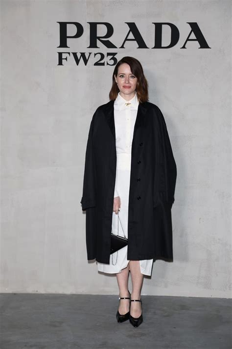 claire foy prada|Prada Ambassador Jeon Somi and Claire Foy attend the.